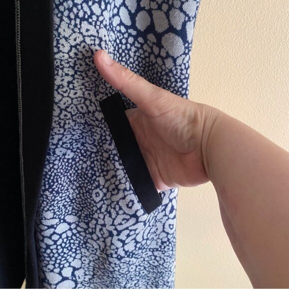 Parsley Sage Long Cardigan Vest Woman Large Pockets Boho Artsy Festival Office - Picture 6 of 12